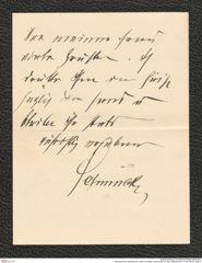 Nachlass Franz Steindachner, Brief von Norbert Schmucker an Franz Steindachner, Inv.Nr. 459.02, Seite 4
